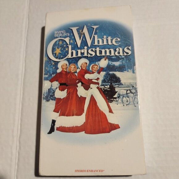 Irving Berlins White Christmas VHS Tape Stereo Enhanced Classic Holiday Musical - Picture 1 of 3